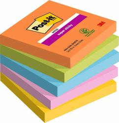 3M 7100258933 αυτοκόλλητο χαρτί σημειώσεων Τετράγωνο Πολύχρωμο 90 φύλλα 