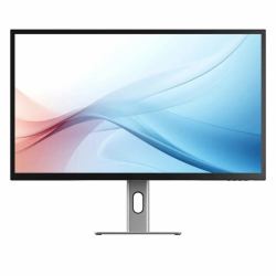 ALOGIC 32C4KPD επίπεδη οθόνη 81,3 cm [32"] 3840 x 2160 εικονοστοιχεία 4K Ultra HD Αλουμίνιο [Αργύλιο], Μαύρος [Μαύρο] 