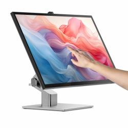 ALOGIC 32C4KPDTF επίπεδη οθόνη 81,3 cm [32"] 3840 x 2160 εικονοστοιχεία 4K Ultra HD Οθόνη αφής Άργυρος 