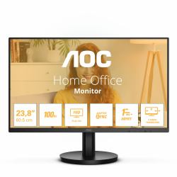 AOC 24B3HMA2 επίπεδη οθόνη 60,5 cm [23.8"] 1920 x 1080 εικονοστοιχεία Full HD LED Μαύρος [Μαύρο] 