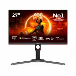 AOC G3 Q27G3XMN/BK επίπεδη οθόνη 68,6 cm [27"] 2560 x 1440 εικονοστοιχεία 2K Ultra HD LED Μαύρος [Μαύρο], Κόκκινο 
