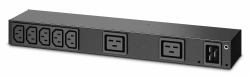 APC AP6120A μονάδα διανομής ρεύματος [PDU] 7 Έξοδος [οι] εναλλασσόμενου ρεύματος 0U/1U Μαύρος [Μαύρο] 