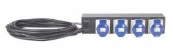 APC Rack PDU Extender, Basic, 2U, 32A, 230V, [4] IEC 309-32 μονάδα διανομής ρεύματος [PDU] 4 Έξοδος [οι] εναλλασσόμενου ρεύματος Μαύρος [Μαύρο] 