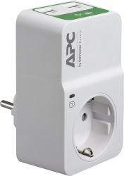 APC PM1WU2-GR προστατευτικό μεταβολής τάσης Λευκός [Άσπρος] 1 Έξοδος [οι] εναλλασσόμενου ρεύματος 230 V 