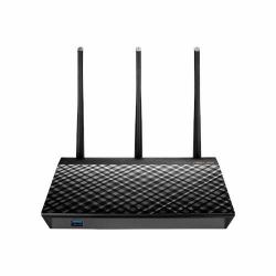 ASUS RT-AC1900U ασύρματος δρομολογητής Gigabit Ethernet Διπλής ζώνης [2.4 GHz / 5 GHz] Μαύρος [Μαύρο] 