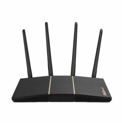 ASUS RT-AX57 ασύρματος δρομολογητής Gigabit Ethernet Διπλής ζώνης [2.4 GHz / 5 GHz] Μαύρος [Μαύρο] 