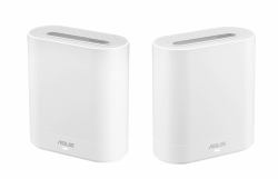 ASUS EBM68[2PK] – Expert Wifi Τρεις μπάντες [2,4 GHz / 5 GHz / 5 GHz] Wi-Fi 6 [802.11ax] Λευκός [Άσπρος] 3 Εσωτερικός 