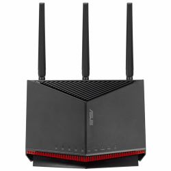 ASUS RT-BE86U ασύρματος δρομολογητής 10 Gigabit Ethernet Διπλής ζώνης [2.4 GHz / 5 GHz] Μαύρος [Μαύρο] 