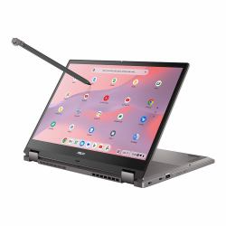 ASUS Chromebook CX34 Flip CB3401FBA-LZ0099 Intel® Core™ i3 i3-1215U 35,6 cm [14"] Οθόνη αφής WUXGA 8 GB LPDDR4x-SDRAM 256 GB SSD Wi-Fi 6E [802.11ax] ChromeOS Γκρι  - Έκδοση UK