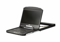 ATEN CL3100NX ράφι 47 cm [18.5"] 1366 x 768 εικονοστοιχεία Μέταλο, Πλαστικός Μαύρος [Μαύρο] 1U 