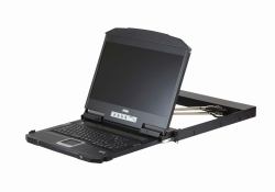 ATEN CL3800NW ράφι 47 cm [18.5"] 1920 x 1080 εικονοστοιχεία Μέταλο, Πλαστικός Μαύρος [Μαύρο] 1U 