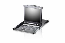 ATEN CL5708M ράφι 43,2 cm [17"] Μαύρος [Μαύρο] 1U 