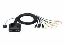 ATEN CS52DP εναλλαγέας [switches] KVM Μαύρος [Μαύρο] 