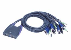 ATEN CS64U εναλλαγέας [switches] KVM Μαύρος [Μαύρο] 