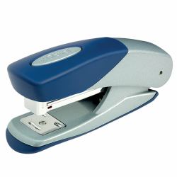 Acco Rexel Matador Half Strip Metal Stapler Silver/Blue [1]