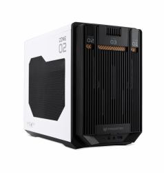 Acer DC.Z3XEE.001 κουτί υπολογιστή Επιφάνεια Εργασίας Μαύρος [Μαύρο], Λευκός [Άσπρος] 