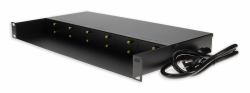 AddOn Networks ADD-MIMC-1U12S-CHASSIS-AA πλαίσιο εξοπλισμού δικτύου 1U Μαύρος [Μαύρο] 
