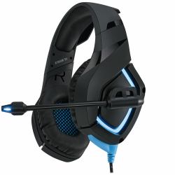 Adesso Xtream G1 Ακουστικά Καλωδιωμένος [Ενσύρματος] Head-band Παιχνίδι Μαύρος [Μαύρο], Μπλε 