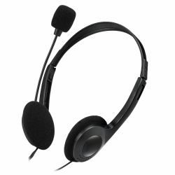 Adesso Xtream H4 Ακουστικά Καλωδιωμένος [Ενσύρματος] Head-band Γραφείο/Τηλεφωνικό κέντρο Μαύρος [Μαύρο] 