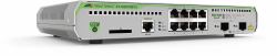 Allied Telesis AT-GS970M/10PS-50 Διαχειρίσιμος L3 Gigabit Ethernet [10/100/1000] PoE τροφοδοτικού 1U Μαύρος [Μαύρο], Γκρι 