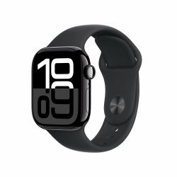 Apple Watch Series 10 [Demo] OLED 42 mm Ψηφιακός 374 x 446 εικονοστοιχεία Οθόνη αφής Μαύρος [Μαύρο] Wi-Fi GPS 