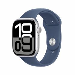 Apple Watch Series 10 [Demo] OLED 46 mm Ψηφιακός 416 x 496 εικονοστοιχεία Οθόνη αφής Άργυρος Wi-Fi GPS 