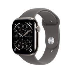 Apple Watch Series 11 OLED 42 mm Ψηφιακός 374 x 446 εικονοστοιχεία Οθόνη αφής 5G Τιτάνιο Wi-Fi GPS 
