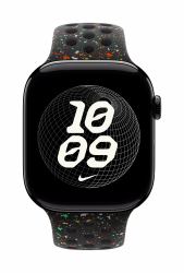 Apple MGC34ZM/A Αξεσουάρ Για Smart Wearable Συγκρότημα Μαύρος [Μαύρο] Αλουμίνιο [Αργύλιο], Φθοριούχο ελαστομερές 