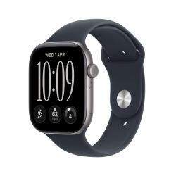 Apple Watch Series 12 OLED 46 mm Ψηφιακός 416 x 496 εικονοστοιχεία Οθόνη αφής Γκρι Wi-Fi GPS 