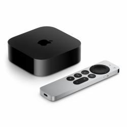 Apple TV 4K Μαύρος [Μαύρο], Άργυρος 4K Ultra HD 128 GB Wi-Fi Σύνδεση Ethernet/LAN 