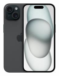 Apple iPhone 15 15,5 cm [6.1"] Διπλή SIM iOS 17 5G USB Type-C 128 GB Μαύρος [Μαύρο] 