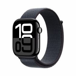 Apple Watch Series 10 OLED 46 mm Ψηφιακός 416 x 496 εικονοστοιχεία Οθόνη αφής 4G Μαύρος [Μαύρο] Wi-Fi GPS 