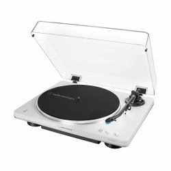 Audio-Technica AT-LP70XBT Πικάπ Belt-drive Άργυρος, Λευκός [Άσπρος] Εντελώς αυτόματο 
