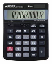 Aurora DT940C αριθμομηχανή Επιφάνεια Εργασίας Βασική αριθμομηχανή Μαύρος [Μαύρο] 