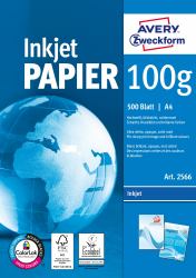 Avery Bright White Inkjet Papier A4 500 Sheets χαρτί εκτύπωσης A4 [210x297 mm] Σατέν-ματ 500 φύλλα Λευκός [Άσπρος] 