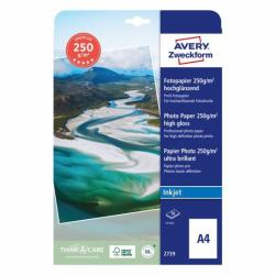 Avery 2739 φωτογραφικό χαρτί A4 Λευκός [Άσπρος] High-gloss 