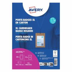 Avery 4839XL πιάστρα για κονκάρδες / σήματα Σήμα Χαρτόνι 50 τεμάχια 