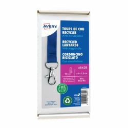 Avery 4842B πιάστρα για κονκάρδες / σήματα Πιάστρα σήματος Μέταλο, Τερεφθαλικό πολυαιθυλένιο [PET] 10 τεμάχια 