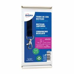 Avery 4842N πιάστρα για κονκάρδες / σήματα Πιάστρα σήματος Μέταλο, Τερεφθαλικό πολυαιθυλένιο [PET] 10 τεμάχια 