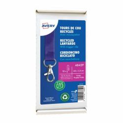 Avery 4842P πιάστρα για κονκάρδες / σήματα Πιάστρα σήματος Μέταλο, Τερεφθαλικό πολυαιθυλένιο [PET] 10 τεμάχια 