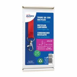 Avery 4842R πιάστρα για κονκάρδες / σήματα Πιάστρα σήματος Μέταλο, Τερεφθαλικό πολυαιθυλένιο [PET] 10 τεμάχια 