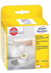 Avery AS0722520 αυτοκόλλητη ετικέτα Ορθογώνιο παραλληλόγραμμο Μόνιμο Λευκός [Άσπρος] 500 τεμάχια 