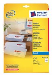Avery J8177-25 ετικέτα εκτύπωσης Λευκός [Άσπρος] 