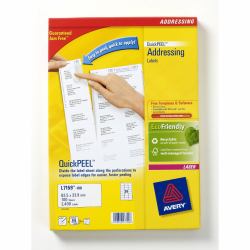 Avery L7159-100 ετικέτα διεθύνσεων Λευκός [Άσπρος] 