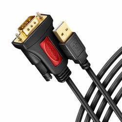 Axagon ADS-1PSN USB-A 2.0 - serial RS-232 DB9-M Prolific adapter cable 1.5m - Adapter - Digital/Daten σειριακό καλώδιο Μαύρος [Μαύρο] 1,5 m USB Τύπου-A 