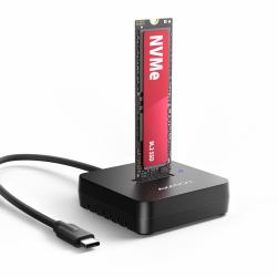 Axagon ADSA-M2C11L docking station δίσκων αποθήκευσης USB 3.2 Gen 2 [3.1 Gen 2] Type-C Μαύρος [Μαύρο] 