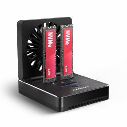 Axagon ADSA-M2C22 docking station δίσκων αποθήκευσης USB 3.2 Gen 2x2 Type-C Μαύρος [Μαύρο] 