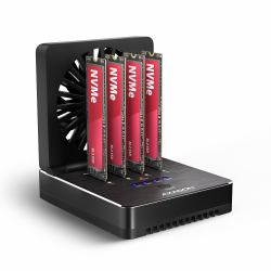 Axagon ADSA-M2C44 docking station δίσκων αποθήκευσης Μαύρος [Μαύρο] 