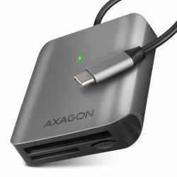 Axagon CRE-S3C συσκευή ανάγνωσης καρτών USB 3.2 Gen 1 [3.1 Gen 1] Type-C Γκρι 