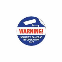 Axis Surveillance Sticker [pack of 50] διακοσμητικό αυτοκόλλητο Μπλε, Κόκκινο, Λευκός [Άσπρος] 